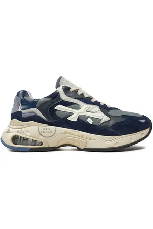 Premiata Sneakersy Sharky VAR 362 Tmavomodrá
