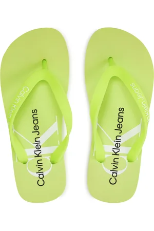 Calvin Klein Žabky Beach Sandal Monologo Tpu YW0YW01246 Zelená