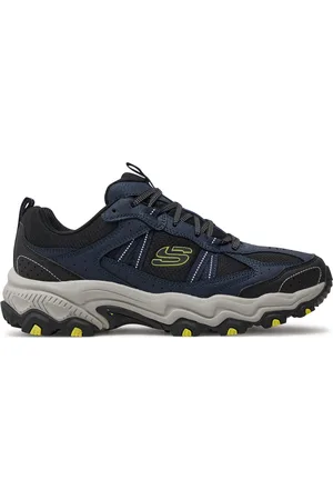 Skechers Trekingová obuv Stamina At-Upper Stitch 237527/NVBK Tmavomodrá