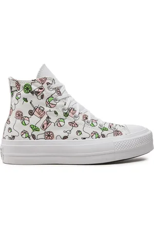 Converse Plátěnky Chuck Taylor All Star Lift Platform Pink Lemonade A07561C
