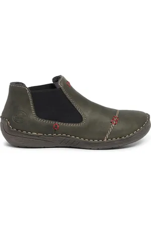 Rieker Kotníková obuv s elastickým prvkem 52590-54 Khaki