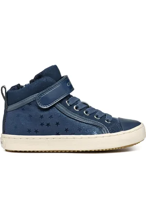 Geox Sneakersy J Kalispera Girl J744GI 0DHAJ C4005 M Tmavomodrá