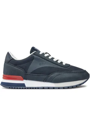 GAP Sneakersy New York Nyl GAF004F5SWEBWHGP Tmavomodrá