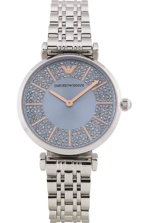 Emporio Armani Hodinky Gianni T-Bar AR11594 Stříbrná