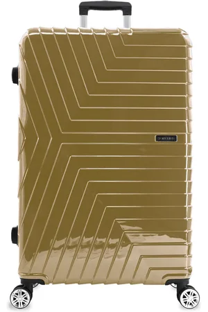 Semi Line Velký kufr T5763-3 Zlatá
