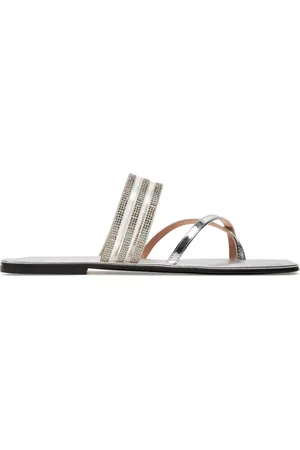 Pollini Žabky SA28220C0ITY199A Stříbrná