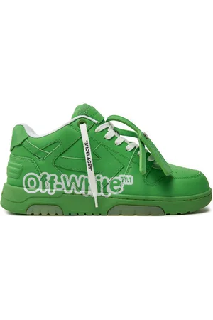 OFF-WHITE Sneakersy OMIA189S22LEA0045501 Zelená