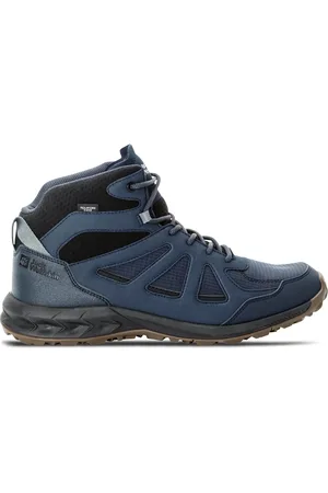 Jack Wolfskin Trekingová obuv Woodland 2 Texapore Mid M 4051261 Tmavomodrá