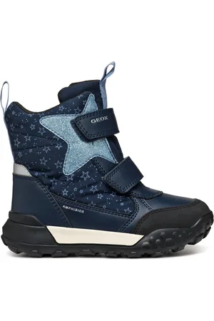 Geox Sněhule J Trekkyup Girl B Ab J46M7C 0MNBC CF44Y D Tmavomodrá