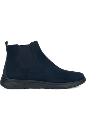 Geox Kotníková obuv s elastickým prvkem U Portello U36E1A 022EK C4002 Tmavomodrá