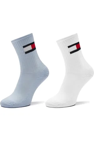 Tommy Hilfiger Sada 2 párů dětských vysokých ponožek 701229940 Světle