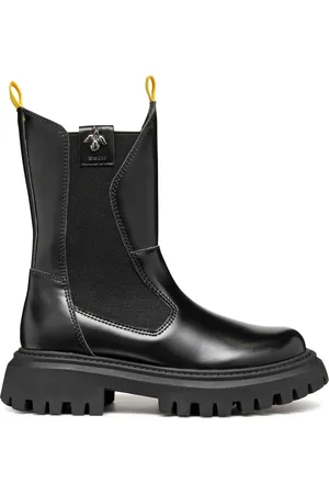Geox Kozačky J Maquinnens Girl J46M6A 0CNNH C9999 S