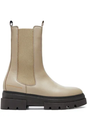 Tommy Hilfiger Kotníková obuv s elastickým prvkem Monochromatic Chelsea Boot FW0FW06730