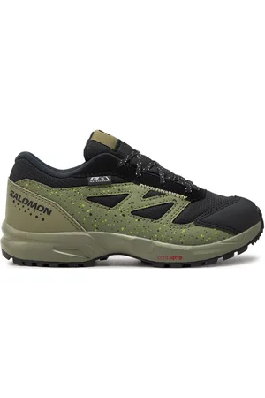Salomon Trekingová obuv Outway Clima™ Waterproof L47282700 Zelená
