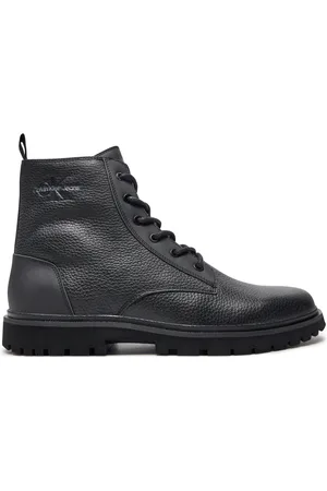 Calvin Klein Kozačky Eva Mid Laceup Boot Lth YM0YM00751