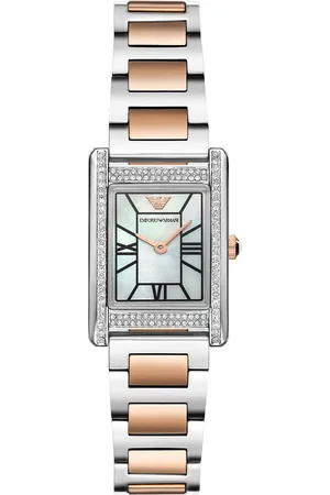 Emporio Armani Hodinky Genni AR11626 Stříbrná
