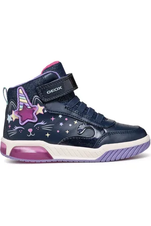 Geox Sneakersy J Inek Girl J46ASB 0BCKC C4243 M Tmavomodrá
