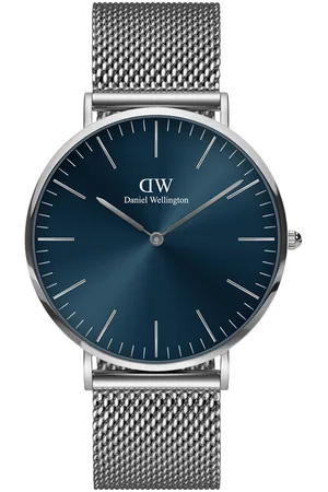 Daniel Wellington Hodinky Classic Mesh DW00100628 Tmavomodrá
