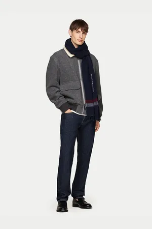 Tommy Hilfiger Šál Corporate AM0AM12832 Tmavomodrá
