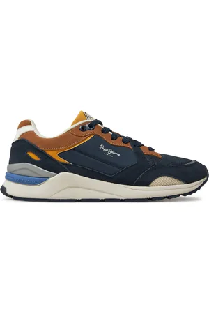 Pepe Jeans Sneakersy X20 Rise PMS60018 Tmavomodrá