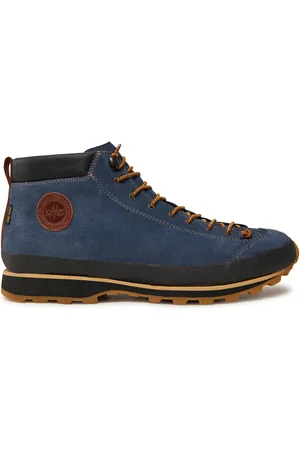 Lomer Trekingová obuv Bio Naturale Mid Mtx Suede 50085/A Tmavomodrá
