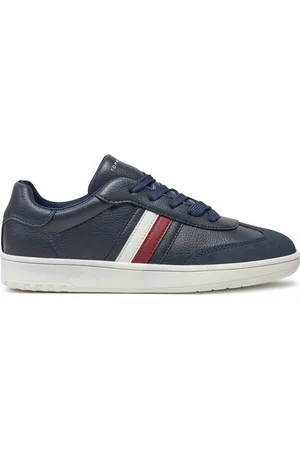 Tommy Hilfiger Sneakersy Stripes Low Cut Lace-Up Sneaker T3X9-33645-1269 Tmavomodrá