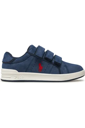 Ralph Lauren Sneakersy Heritage Court III Ez RL01254410 Tmavomodrá