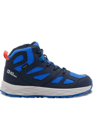 Jack Wolfskin Trekingová obuv Woodland 2 Texapore Mid K 4059831 Tmavomodrá