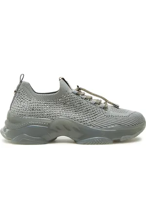 Steve Madden Sneakersy Meter SM19000085 Stříbrná