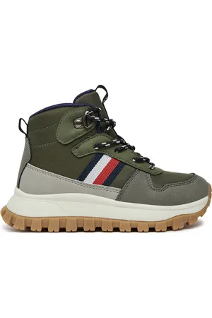 Tommy Hilfiger Kotníková obuv T3B9-33680-1696A M Zelená
