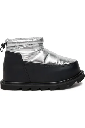 united nude Polokozačky Zembla Bubble Bootie 10884141190 Stříbrná
