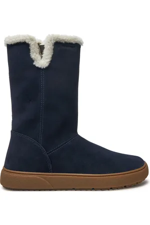 Geox Kozačky J Theleven Girl Wpf J46HYA 00022 C4021 D Tmavomodrá
