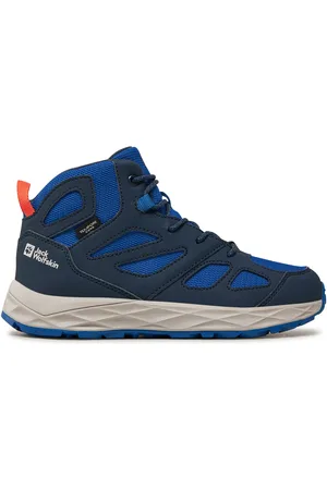 Jack Wolfskin Trekingová obuv Woodland 2 Texapore Mid K 4059831 Tmavomodrá