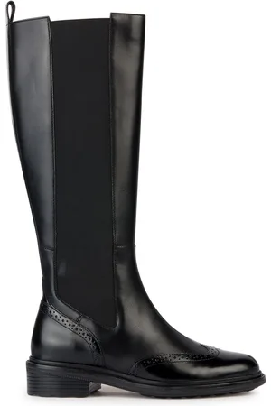 Geox Kozačky ve vojenském stylu D Walk Pleasure D36TGH 04948 C9999