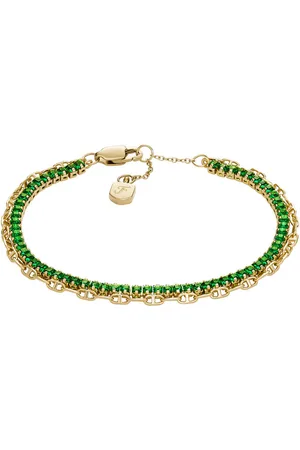Fossil Náramek Heritage D-Link Glitz JA7272710 Zlatá