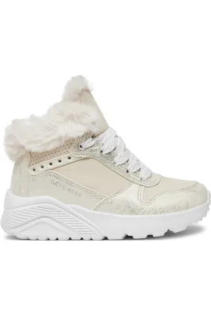 Skechers Polokozačky Uno Lite - Comfurt Collar 310396L/NAT
