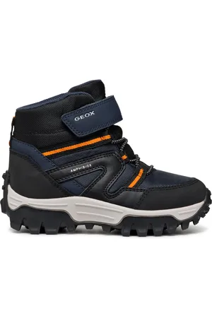 Geox Kozačky J Himalaya Boy B Abx J46FRD 050FU C0045 M Tmavomodrá