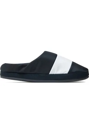 Tommy Hilfiger Bačkory Flag House Shoe FM0FM05228 Tmavomodrá