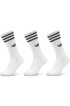 adidas Sada 3 párů vysokých ponožek unisex Solid Crew IJ0734