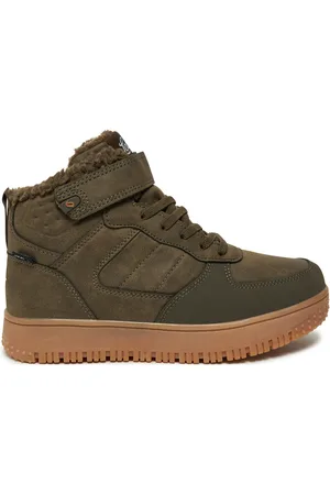 LEAF Sneakersy LLOMM201Q Khaki