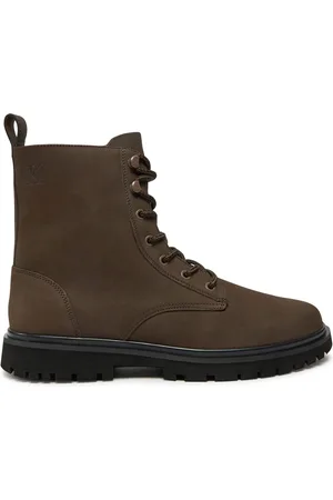 Calvin Klein Turistická obuv Eva Boot Mid Laceup Rebellious YM0YM01071