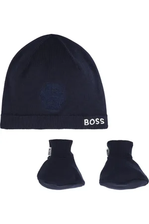 HUGO BOSS Set čepice a ponožky J51633 Tmavomodrá