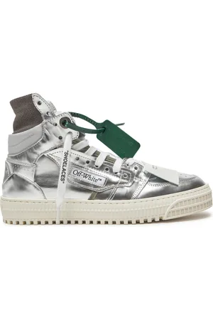 OFF-WHITE Sneakersy OWIA112F23LEA0047272 Stříbrná