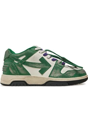 OFF-WHITE Sneakersy OMIA189F22LEA0110155 Zelená