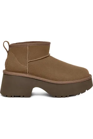 UGG Sněhule W Classic Ultra Mini Heights 1158311 Zelená