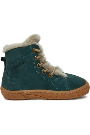 Froddo Kotníková obuv Minni Suede Laces G2110140-5 S Tyrkysová