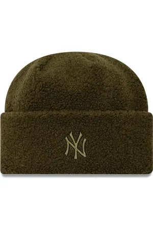 New Era Čepice Borg New York Yankees Cuff Knit Beanie 60580758 Zelená