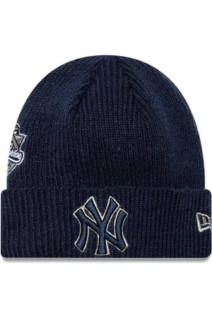 New Era Čepice World Series Patch New York Yankees Cuff Knit Beanie 60580731 Tmavomodrá