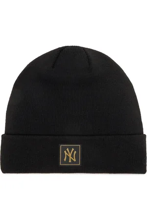 New Era Čepice New York Yankees Metallic Badge Black Cuff Knit Beanie 60424815