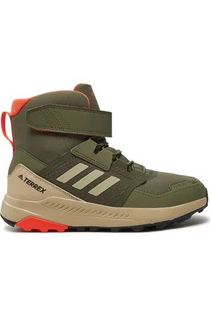adidas Trekingová obuv Terrex Trailmaker High COLD.RDY ID1144 Zelená